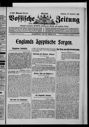 Vossische Zeitung vom 19.12.1915