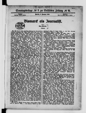 Vossische Zeitung on Jan 2, 1916