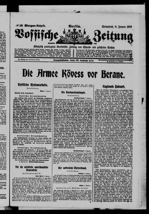 Vossische Zeitung on Jan 8, 1916