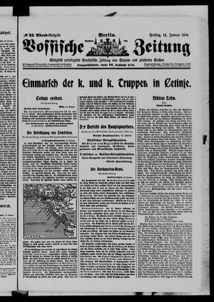 Vossische Zeitung vom 14.01.1916