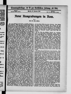 Vossische Zeitung on Jan 30, 1916