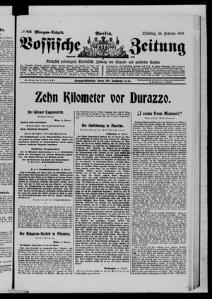 Vossische Zeitung vom 15.02.1916