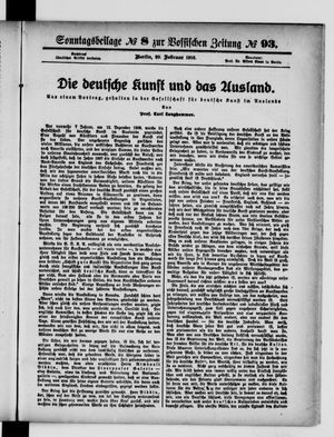 Vossische Zeitung on Feb 20, 1916