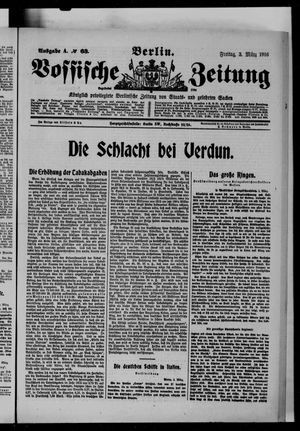 Vossische Zeitung vom 03.03.1916