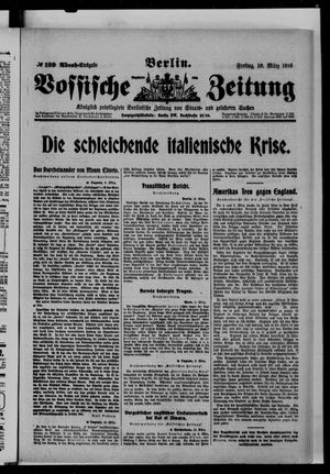 Vossische Zeitung vom 10.03.1916