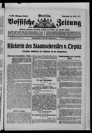 Vossische Zeitung vom 16.03.1916