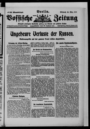 Vossische Zeitung vom 22.03.1916