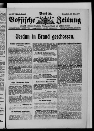 Vossische Zeitung vom 25.03.1916