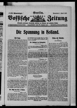 Vossische Zeitung on Apr 1, 1916