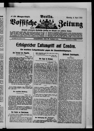 Vossische Zeitung on Apr 2, 1916