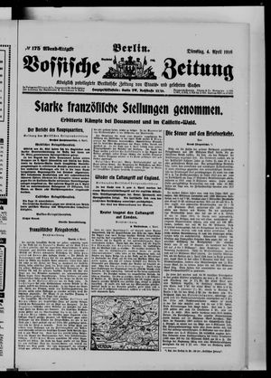 Vossische Zeitung vom 04.04.1916