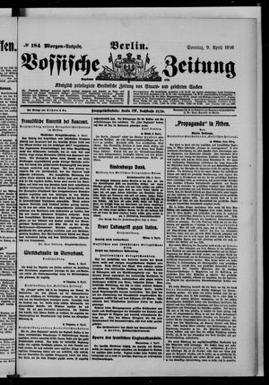 Vossische Zeitung vom 09.04.1916