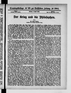 Vossische Zeitung vom 09.04.1916