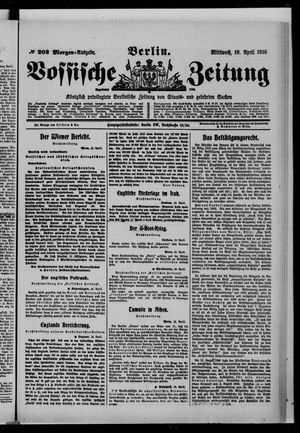 Vossische Zeitung vom 19.04.1916