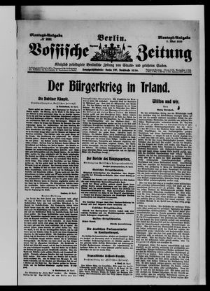 Vossische Zeitung vom 01.05.1916