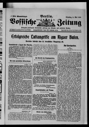 Vossische Zeitung on May 2, 1916