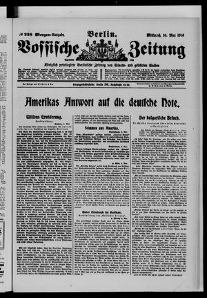 Vossische Zeitung vom 10.05.1916