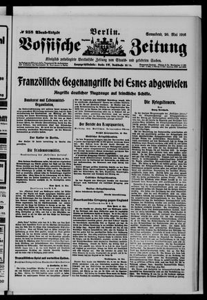 Vossische Zeitung vom 20.05.1916