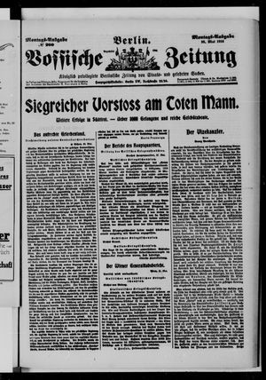 Vossische Zeitung vom 22.05.1916