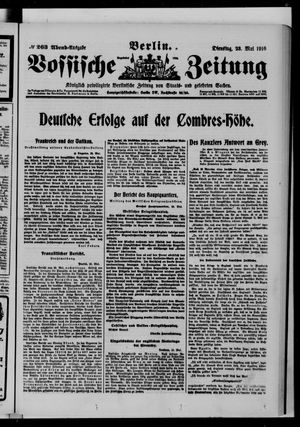 Vossische Zeitung vom 23.05.1916