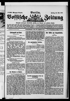 Vossische Zeitung vom 26.05.1916