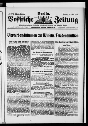 Vossische Zeitung vom 29.05.1916