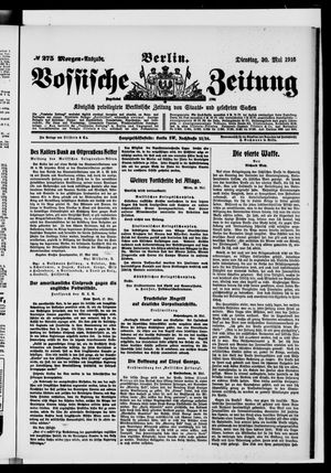 Vossische Zeitung vom 30.05.1916