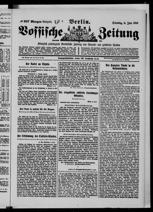 Vossische Zeitung vom 06.06.1916