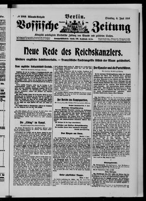 Vossische Zeitung vom 06.06.1916