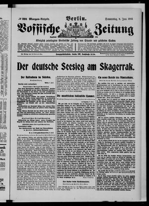Vossische Zeitung vom 08.06.1916