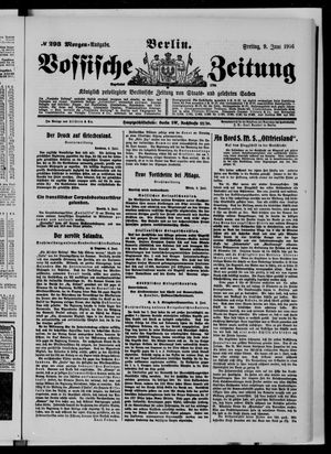 Vossische Zeitung vom 09.06.1916