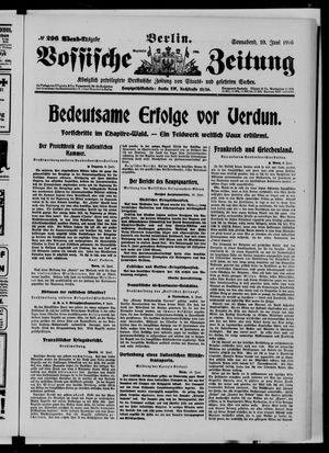 Vossische Zeitung vom 10.06.1916