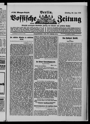 Vossische Zeitung vom 20.06.1916