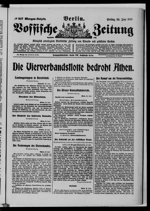 Vossische Zeitung vom 23.06.1916