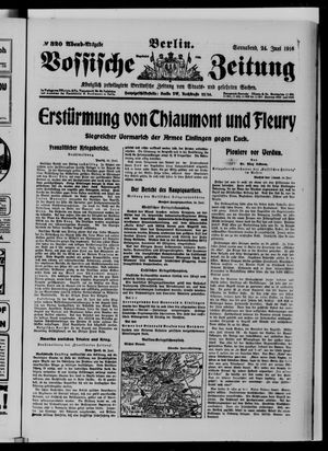 Vossische Zeitung vom 24.06.1916