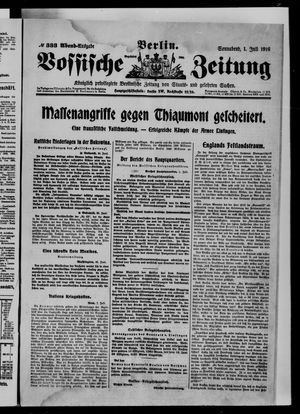 Vossische Zeitung vom 01.07.1916