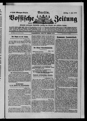 Vossische Zeitung vom 07.07.1916