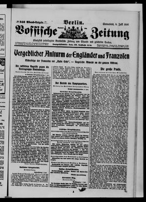 Vossische Zeitung vom 08.07.1916