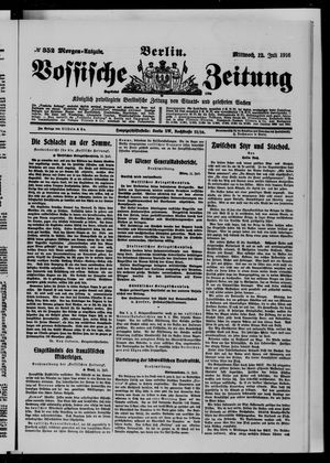 Vossische Zeitung vom 12.07.1916