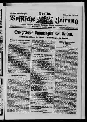 Vossische Zeitung vom 12.07.1916