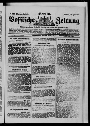 Vossische Zeitung vom 16.07.1916