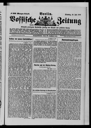 Vossische Zeitung vom 18.07.1916
