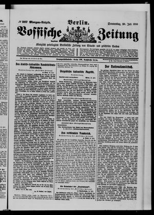 Vossische Zeitung vom 20.07.1916