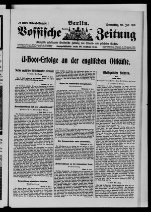 Vossische Zeitung vom 20.07.1916