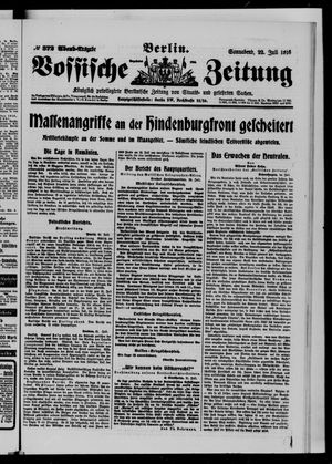 Vossische Zeitung vom 22.07.1916