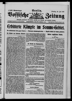 Vossische Zeitung vom 25.07.1916