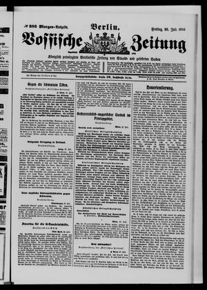 Vossische Zeitung vom 28.07.1916