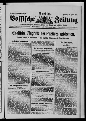 Vossische Zeitung vom 28.07.1916