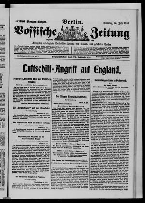 Vossische Zeitung vom 30.07.1916