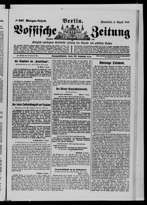 Vossische Zeitung vom 05.08.1916
